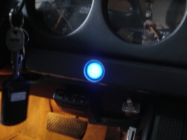 Engine start push button